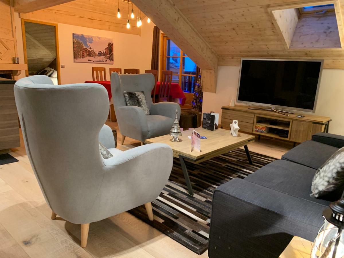 Arc 1950 - Derniere Etage Apartment Les Arcs  Bagian luar foto